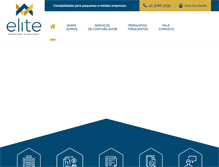 Tablet Screenshot of elitecontabil.com.br